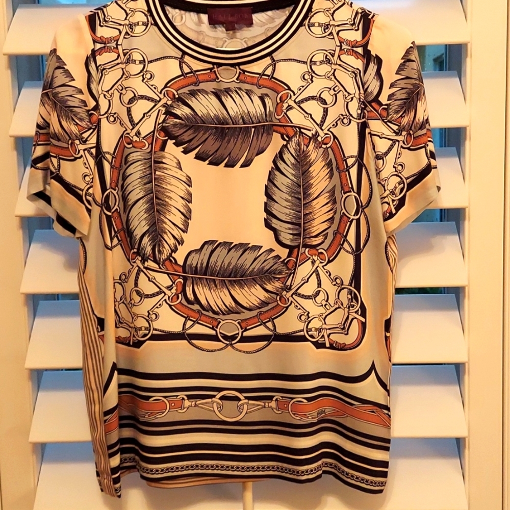 Hale Bob silk top
